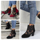 VelvetBloom™ - Tacones tobilleros de encaje chic