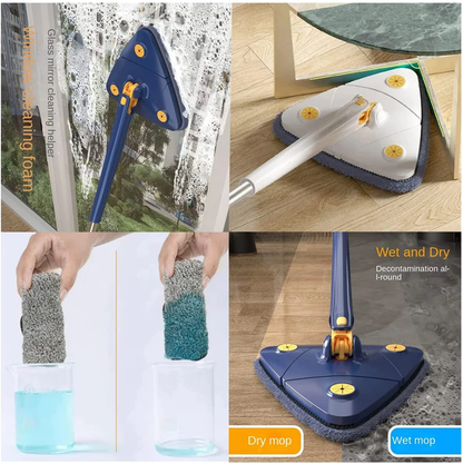 MOP TRIANGULAIRE 360º + 2 TAMPONS GRATUITS