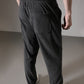 Pantaloni a tubo a coste