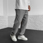 Pantaloni a tubo a coste